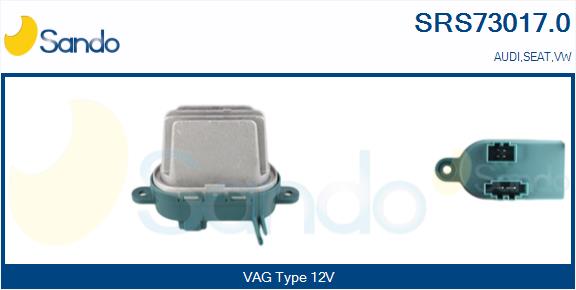 Resistenza, ventilatore abitacolo SANDO SRS73017.0