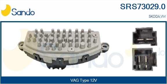 Resistenza, ventilatore abitacolo SANDO SRS73029.0
