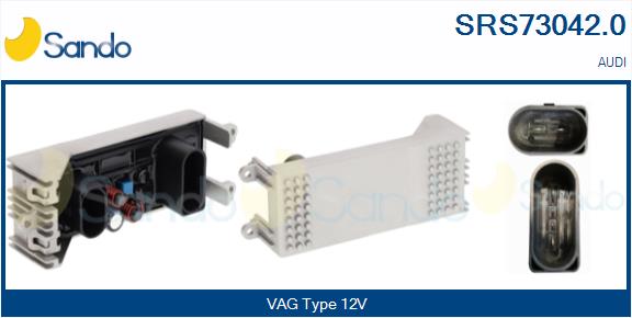 Resistenza, ventilatore abitacolo SANDO SRS73042.0