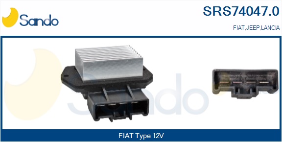 Resistenza, ventilatore abitacolo SANDO SRS74047.0