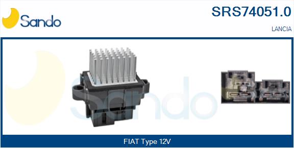 Resistenza, ventilatore abitacolo SANDO SRS74051.0