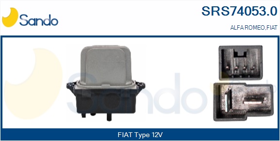 Resistenza, ventilatore abitacolo SANDO SRS74053.0
