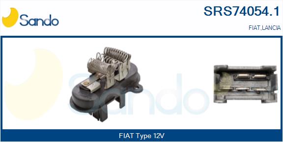 Resistenza, ventilatore abitacolo SANDO SRS74054.1