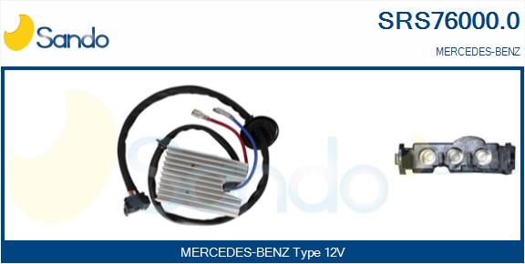 Resistenza, ventilatore abitacolo SANDO SRS76000.0