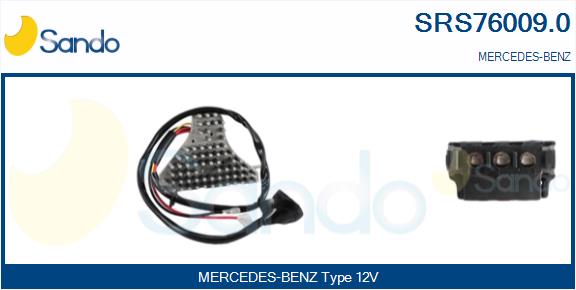 Resistenza, ventilatore abitacolo SANDO SRS76009.0