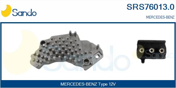 Resistenza, ventilatore abitacolo SANDO SRS76013.0