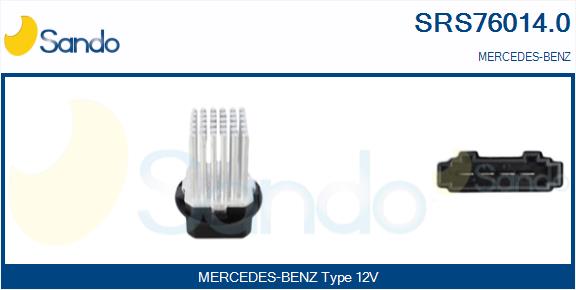 Resistenza, ventilatore abitacolo SANDO SRS76014.0