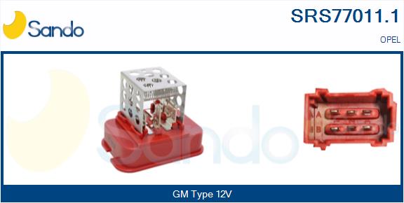 Resistenza, ventilatore abitacolo SANDO SRS77011.1