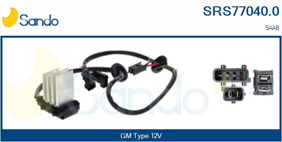 Resistenza, ventilatore abitacolo SANDO SRS77040.0