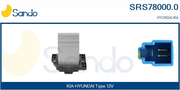 Resistenza, ventilatore abitacolo SANDO SRS78000.0