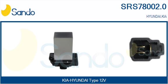 Resistenza, ventilatore abitacolo SANDO SRS78002.0