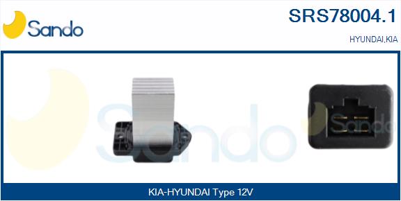 Resistenza, ventilatore abitacolo SANDO SRS78004.1