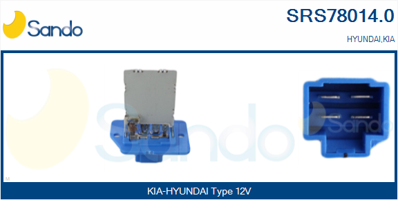 Resistenza, ventilatore abitacolo SANDO SRS78014.0