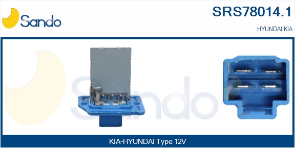 Resistenza, ventilatore abitacolo SANDO SRS78014.1