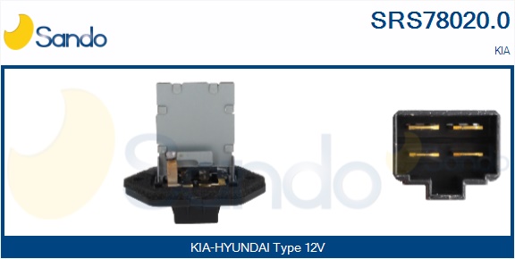 Resistenza, ventilatore abitacolo SANDO SRS78020.0