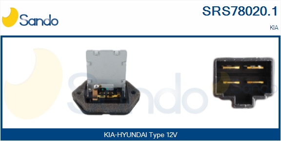 Resistenza, ventilatore abitacolo SANDO SRS78020.1
