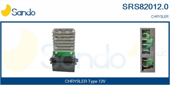 Resistenza, ventilatore abitacolo SANDO SRS82012.0