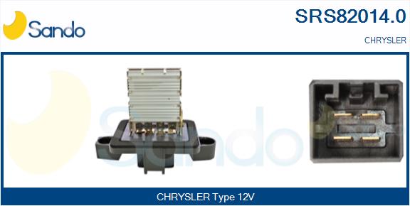 Resistenza, ventilatore abitacolo SANDO SRS82014.0