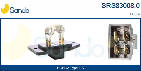 Resistenza, ventilatore abitacolo SANDO SRS83008.0