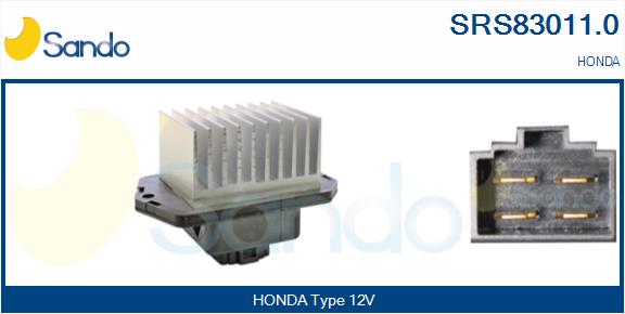 Resistenza, ventilatore abitacolo SANDO SRS83011.0