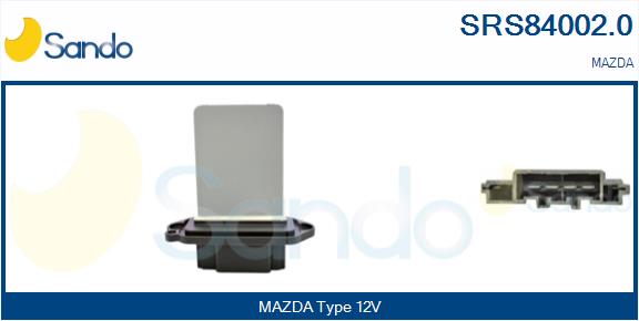Resistenza, ventilatore abitacolo SANDO SRS84002.0