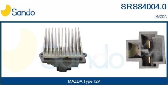 Resistenza, ventilatore abitacolo SANDO SRS84004.0