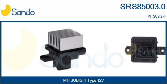 Resistenza, ventilatore abitacolo SANDO SRS85003.0