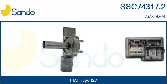 Piantone sterzo SANDO SSC74317.2