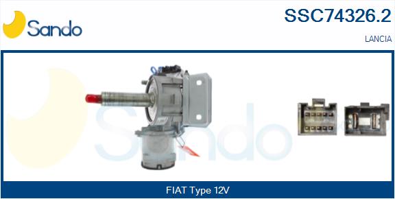 Piantone sterzo SANDO SSC74326.2