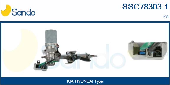 Piantone sterzo SANDO SSC78303.1