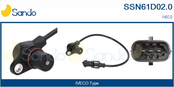 Sensore, posizione albero a camme SANDO SSN61D02.0
