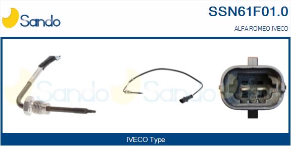 Sensore, temperatura gas scarico SANDO SSN61F01.0