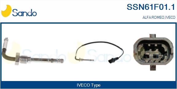 Sensore, temperatura gas scarico SANDO SSN61F01.1