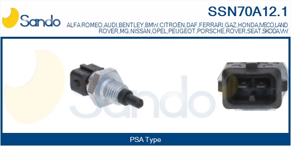 Sensore, temperatura aria aspirata SANDO SSN70A12.1
