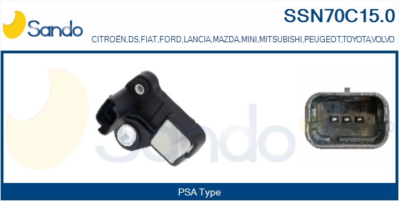 Generatore di impulsi, albero a gomiti SANDO SSN70C15.0