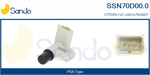 Sensore, posizione albero a camme SANDO SSN70D00.0