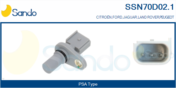 Sensore, posizione albero a camme SANDO SSN70D02.1