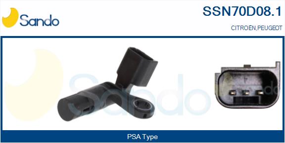 Sensore, posizione albero a camme SANDO SSN70D08.1