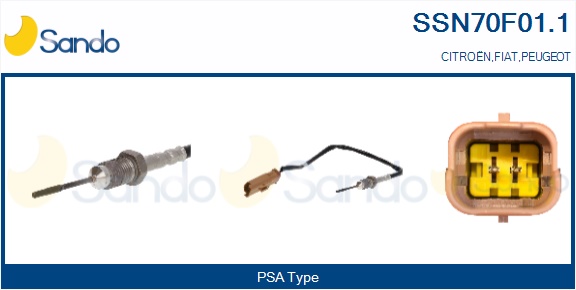 Sensore, temperatura gas scarico SANDO SSN70F01.1