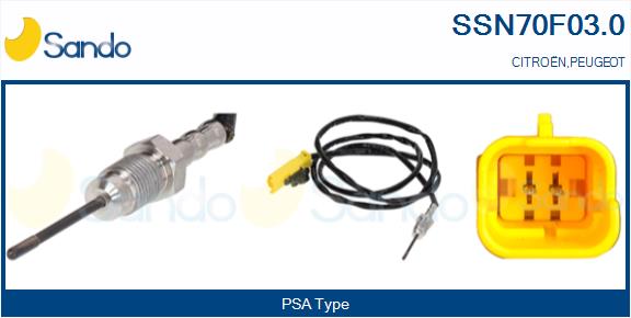 Sensore, temperatura gas scarico SANDO SSN70F03.0