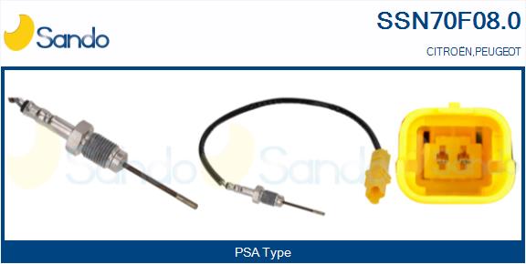 Sensore, temperatura gas scarico SANDO SSN70F08.0