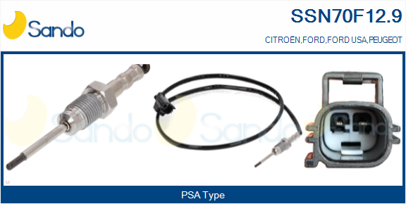 Sensore, temperatura gas scarico SANDO SSN70F12.9