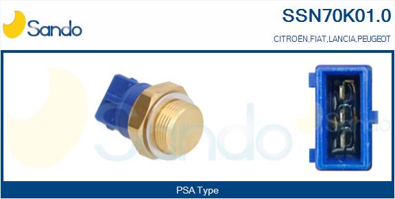 Termocontatto, ventola radiatore SANDO SSN70K01.0