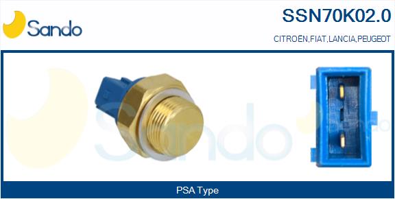 Termocontatto, ventola radiatore SANDO SSN70K02.0