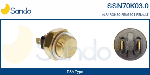 Termocontatto, ventola radiatore SANDO SSN70K03.0
