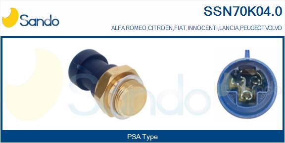 Termocontatto, ventola radiatore SANDO SSN70K04.0