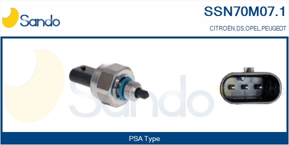 Sensore, pressione carburante SANDO SSN70M07.1