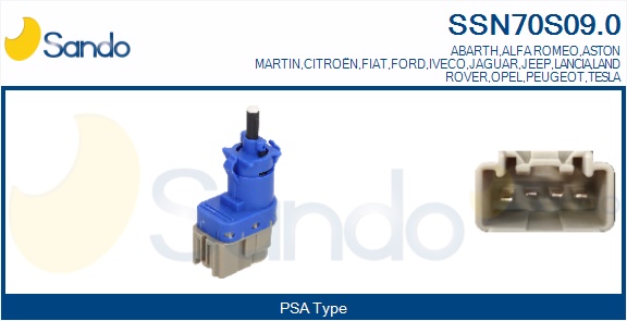 Interruttore luce freno SANDO SSN70S09.0