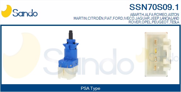 Interruttore luce freno SANDO SSN70S09.1