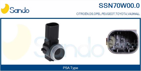 Sensore, assistenza parcheggio SANDO SSN70W00.0